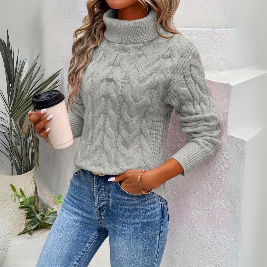 Anja | Women's Elegant Turtleneck Jumper