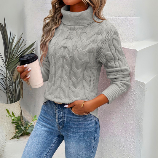 Anja | Women's Elegant Turtleneck Jumper