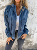 Xenia | Women's Corduroy Hooded Jacket