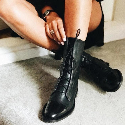 Alice | Women's Lace Up Leather Boots