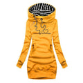 Lucy | Women's Heartbeat Print Longline Hoodie