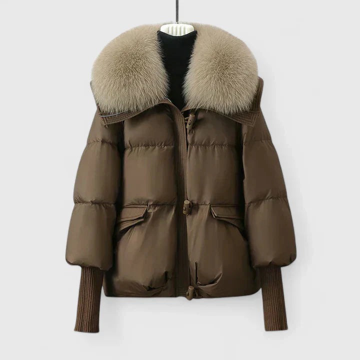 Grace | Women's Faux Fur Collar Puffer Jacket