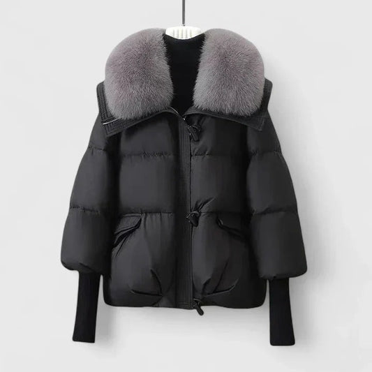 Grace | Women's Faux Fur Collar Puffer Jacket