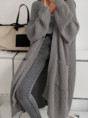 Rose | Women's Long Chunky Knit Cardigan