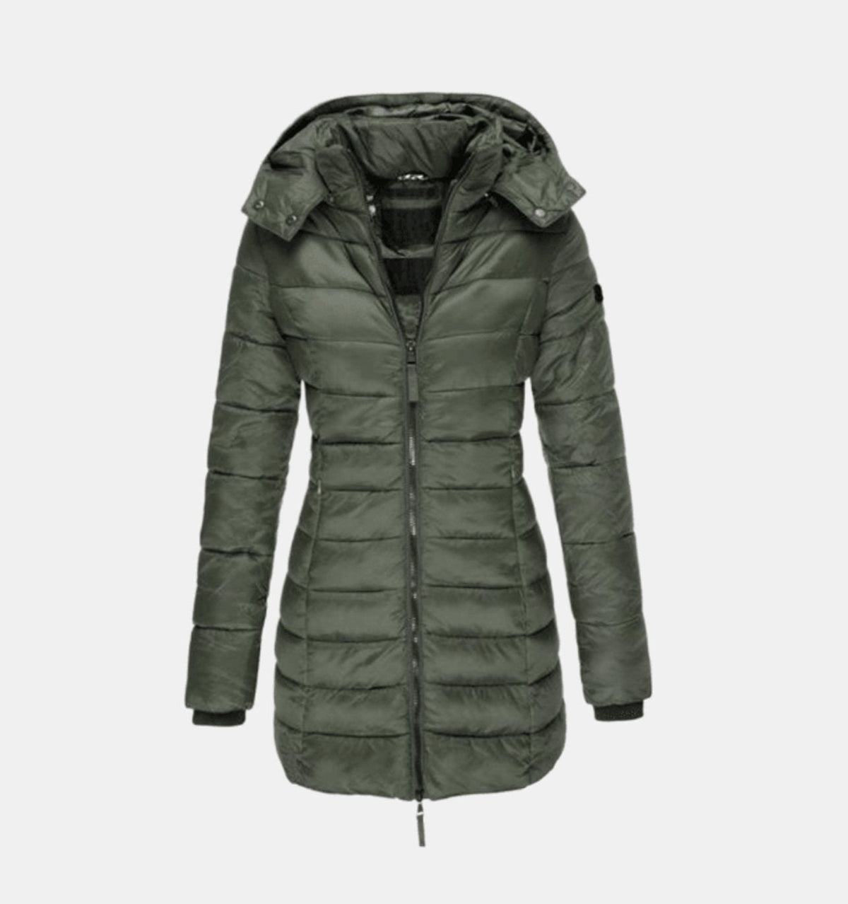 Nora | Women's Long Puffer Jacket with Hood