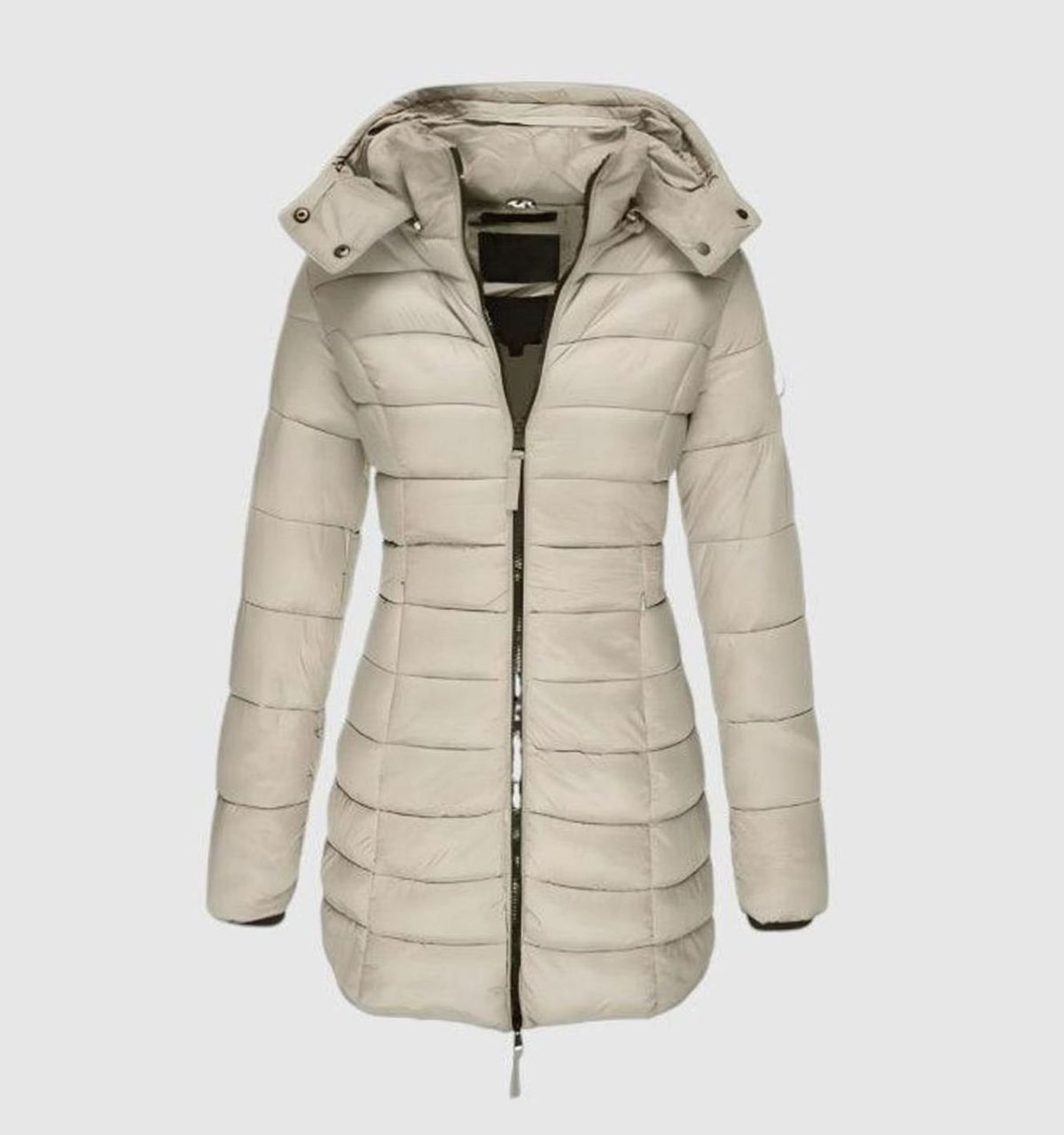 Nora | Women's Long Puffer Jacket with Hood